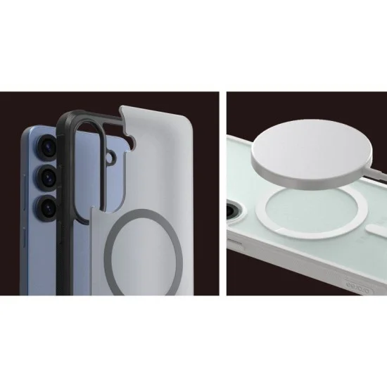 Cover Samsung S25 Plus Duple Armor Magsafe Case Araree - White